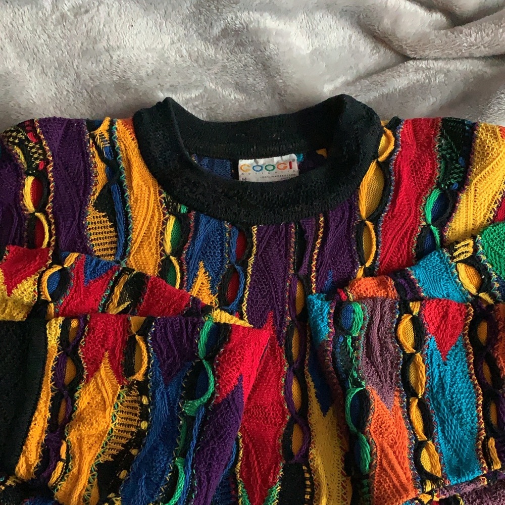 ✨vintage colorful 90s sweater✨